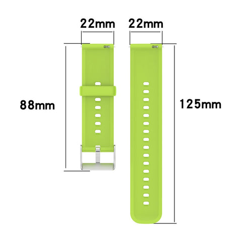 Replacement Strap for Nothing CMF Watch 3 Pro / Huawei Watch 3 / 3 Pro / 3 Pro New Silicone Watch Band with Stainless Steel Buckle