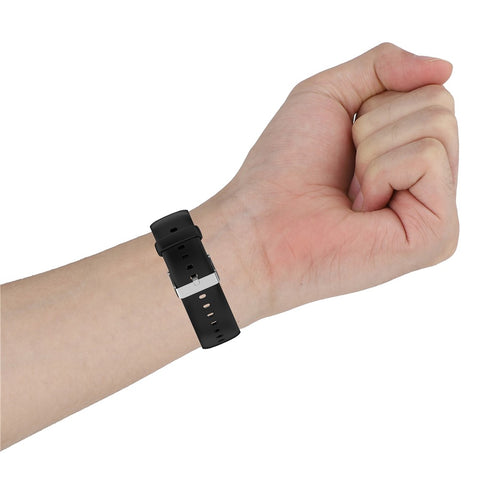 Replacement Strap for Nothing CMF Watch 3 Pro / Huawei Watch 3 / 3 Pro / 3 Pro New Silicone Watch Band with Stainless Steel Buckle