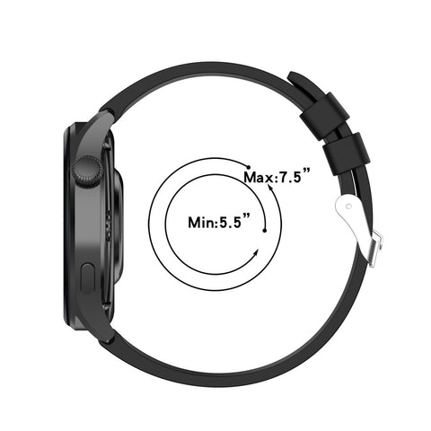 Replacement Silicone Adjustable Watch Band Strap 22mm for Huawei Watch 3 / Watch 3 Pro / Watch GT 2 46mm / Watch Buds