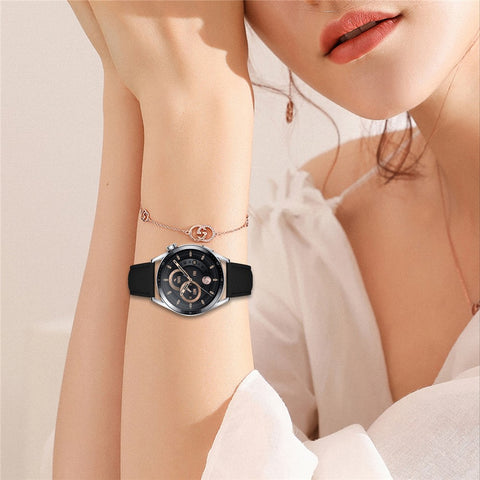 Replacement Strap for Huawei Watch GT 3 Pro 46mm / GT 3 46mm / GT 2 Pro / GT 2e Litchi Texture PU Leather Watch Band with Metal Buckle