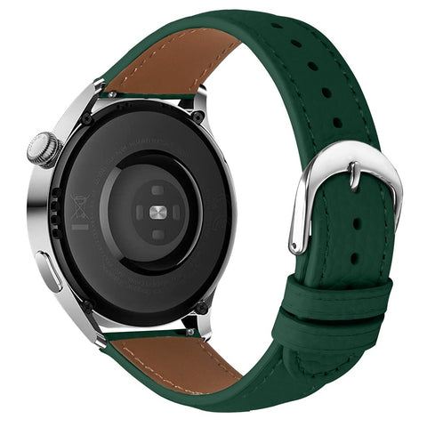 Replacement Strap for Huawei Watch GT 3 Pro 46mm / GT 3 46mm / GT 2 Pro / GT 2e Litchi Texture PU Leather Watch Band with Metal Buckle