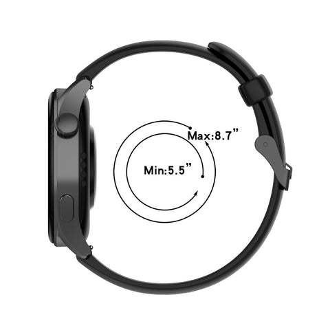 For Realme Watch 3 / Huawei Watch 3 / 3 Pro Watch Band 22mm Silicone Replacement Strap
