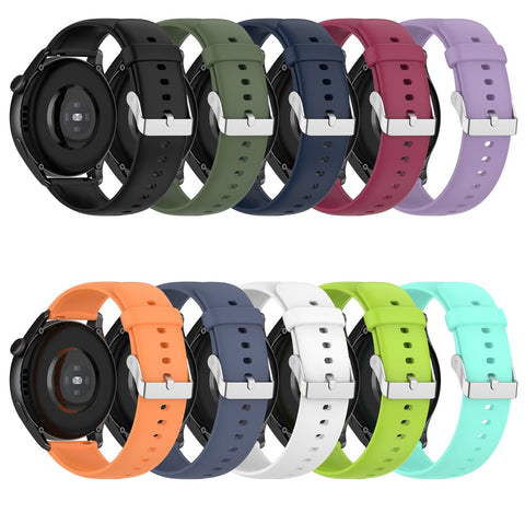 For Realme Watch 3 / Huawei Watch 3 / 3 Pro Watch Band 22mm Sporty Silicone Strap