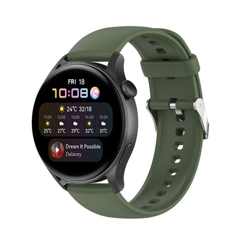 For Realme Watch 3 / Huawei Watch 3 / 3 Pro Watch Band 22mm Sporty Silicone Strap