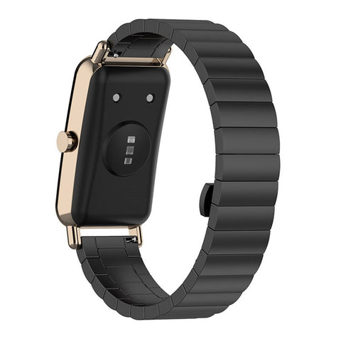 1-Bead Metal Watch Strap Replacement 16mm Wrist Strap Watch Band for Huawei Watch Fit Mini / Keep B4