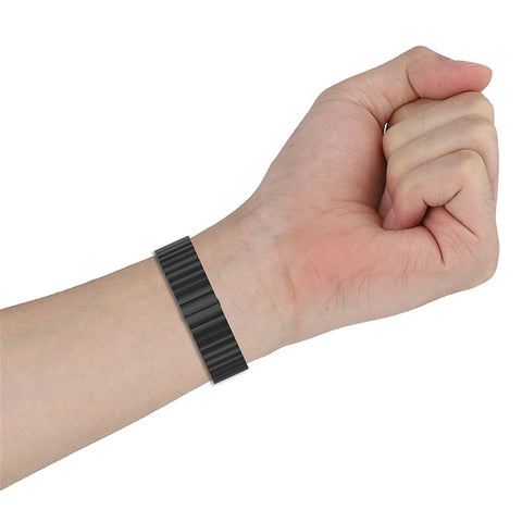 Fashionable 1-Bead Metal Wrist Strap Watch Band Replacement 16mm for Huawei Watch Fit Mini / Keep B4
