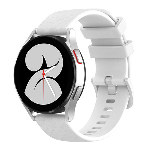 For Samsung Galaxy Watch4 40mm / 44mm / Watch4 Classic 42mm / 46mm / Huawei Watch 3 Pro New / Watch 3 Pro 20mm Silicone Watch Strap Soft Quick Release Wrist Band with Buckle