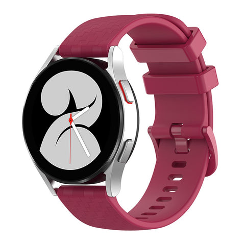 For Samsung Galaxy Watch4 40mm / 44mm / Watch4 Classic 42mm / 46mm / Huawei Watch 3 Pro New / Watch 3 Pro 20mm Silicone Watch Strap Soft Quick Release Wrist Band with Buckle