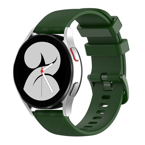 For Samsung Galaxy Watch4 40mm / 44mm / Watch4 Classic 42mm / 46mm / Huawei Watch 3 Pro New / Watch 3 Pro 20mm Silicone Watch Strap Soft Quick Release Wrist Band with Buckle