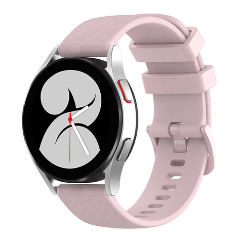 For Samsung Galaxy Watch4 40mm / 44mm / Watch4 Classic 42mm / 46mm / Huawei Watch 3 Pro New / Watch 3 Pro 20mm Silicone Watch Strap Soft Quick Release Wrist Band with Buckle