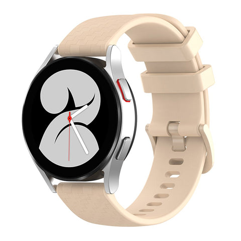 For Samsung Galaxy Watch4 40mm / 44mm / Watch4 Classic 42mm / 46mm / Huawei Watch 3 Pro New / Watch 3 Pro 20mm Silicone Watch Strap Soft Quick Release Wrist Band with Buckle