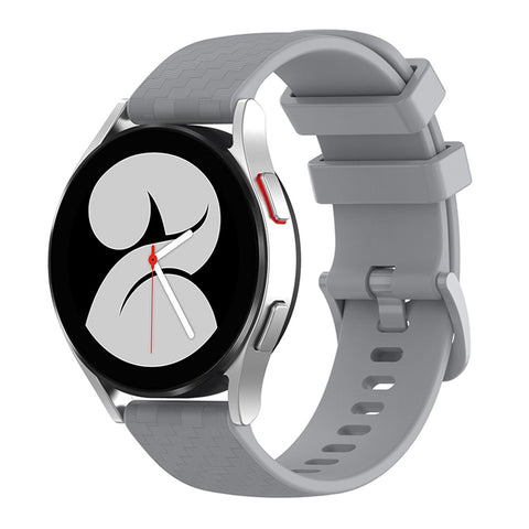 For Samsung Galaxy Watch4 40mm / 44mm / Watch4 Classic 42mm / 46mm / Huawei Watch 3 Pro New / Watch 3 Pro 20mm Silicone Watch Strap Soft Quick Release Wrist Band with Buckle