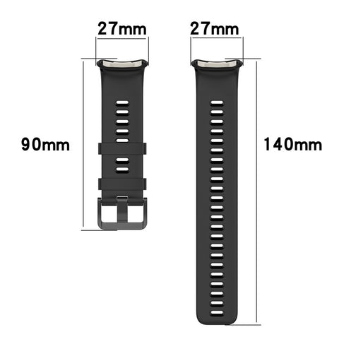 For Polar Vantage V2 Watch Strap Replacement Silicone Solid Color Sweat-Proof Watch Band