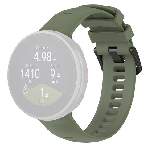 For Polar Vantage V2 Watch Strap Replacement Silicone Solid Color Sweat-Proof Watch Band