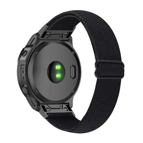 For Garmin Fenix Series 7S/6S/5S/Instinct 2S Adjustable Watch Strap Elastic Nylon Bracelet Smart Watch Breathable Band for Women/Men