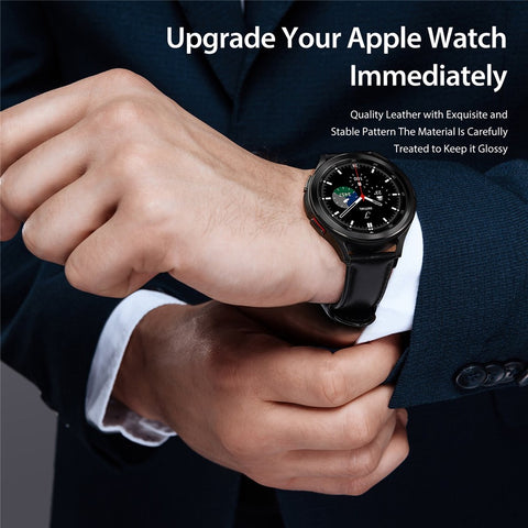 DUX DUCIS For Samsung Galaxy Watch3 45mm / Huawei Watch GT 3 46mm / GT 3 Pro 46mm Stainless Steel + Leather Watch Strap 22mm Replacement Wrist Band
