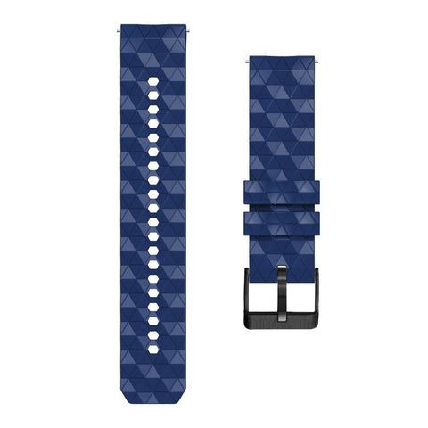 For Huawei Watch GT 7 46mm / Samsung Galaxy Watch3 45mm / Watch GT 3 Pro 46mm Football Texture Quick-Release-22mm Watch Band Dual Color Silicone Sports Wrist Strap