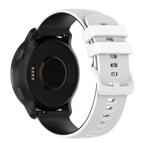 For Huawei Watch Buds / Watch GT 42mm 46mm / Watch GT 3 Pro 46mm Silicone Watch Band 22mm Dual-Color Soft Strap