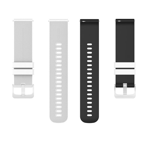 For Huawei Watch Buds / Watch GT 42mm 46mm / Watch GT 3 Pro 46mm Silicone Watch Band 22mm Dual-Color Soft Strap