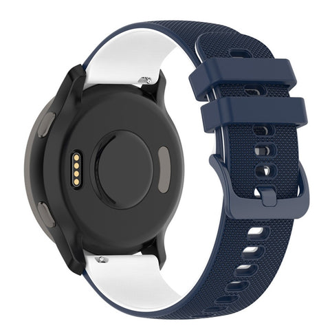 For Huawei Watch Buds / Watch GT 42mm 46mm / Watch GT 3 Pro 46mm Silicone Watch Band 22mm Dual-Color Soft Strap