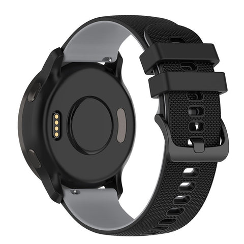 For Huawei Watch Buds / Watch GT 42mm 46mm / Watch GT 3 Pro 46mm Silicone Watch Band 22mm Dual-Color Soft Strap