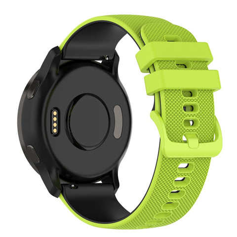 For Huawei Watch Buds / Watch GT 42mm 46mm / Watch GT 3 Pro 46mm Silicone Watch Band 22mm Dual-Color Soft Strap