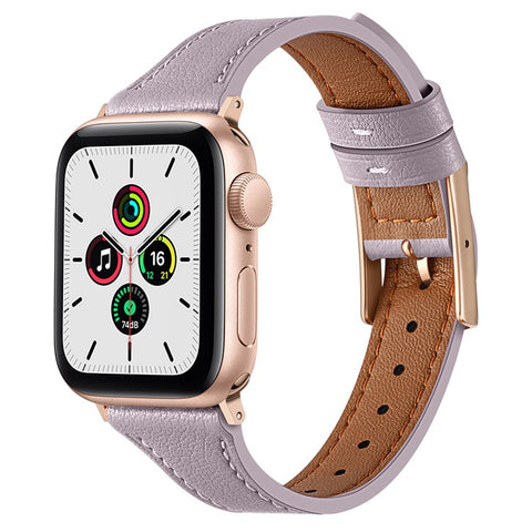 Watch Strap for Apple Watch Series 11 10 42mm / 9 8 7 41mm / SE3 SE2 SE 6 5 4 40mm / 3 2 1 38mm Genuine Leather Band