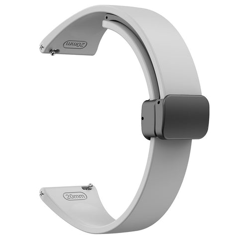 Silicone Bands for Samsung Galaxy Watch6 / Watch6 Classic / Watch 5 / Watch 5 Pro / Watch4 / Watch4 Classic Black Buckle 20mm Strap