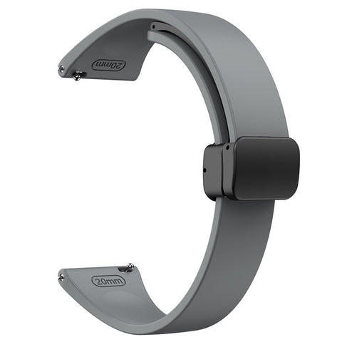 Silicone Bands for Samsung Galaxy Watch6 / Watch6 Classic / Watch 5 / Watch 5 Pro / Watch4 / Watch4 Classic Black Buckle 20mm Strap