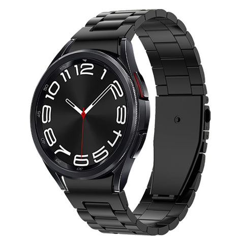 For Samsung Galaxy Watch FE 40mm / Watch6 / Watch6 Classic / Watch 5 / Watch 5 Pro Flat Buckle Watch Strap Metal Replacement Watch Band