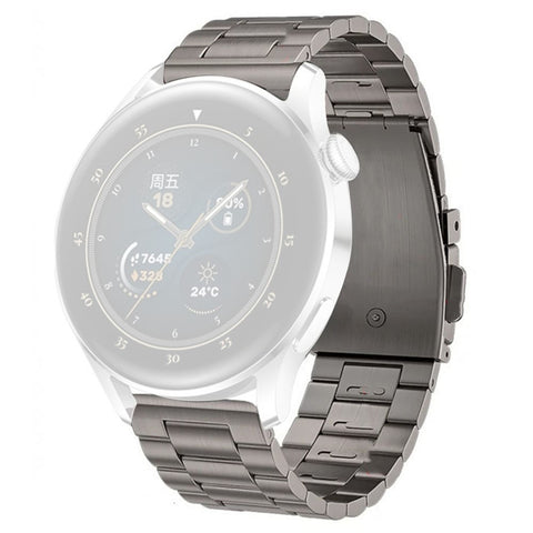 For Huawei Watch GT 7 46mm / Watch GT 4 46mm / GT 3 46mm / GT 2 46mm Watch Strap 3 Beads Titanium Steel Quick-Release-22mm Wrist Band