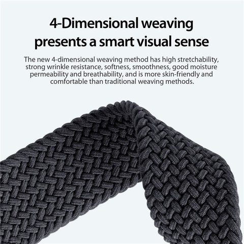 DUX DUCIS Mixture Pro Series Nylon Woven Strap for Samsung Galaxy Watch3 45mm / Huawei Watch Ultimate Magnetic Buckle 22mm Watchband