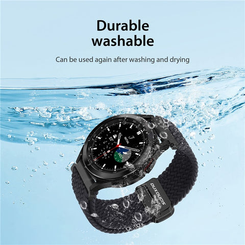 DUX DUCIS Mixture Pro Series Nylon Woven Strap for Samsung Galaxy Watch3 45mm / Huawei Watch Ultimate Magnetic Buckle 22mm Watchband
