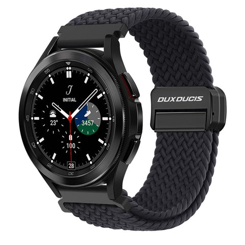 DUX DUCIS Mixture Pro Series Nylon Woven Strap for Samsung Galaxy Watch3 45mm / Huawei Watch Ultimate Magnetic Buckle 22mm Watchband