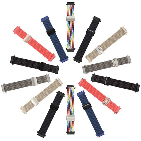 DUX DUCIS Mixture Pro Series Nylon Woven Strap for Samsung Galaxy Watch3 45mm / Huawei Watch Ultimate Magnetic Buckle 22mm Watchband