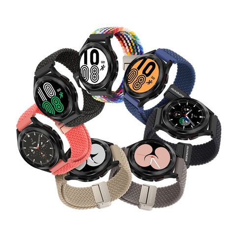 DUX DUCIS Mixture Pro Series Nylon Woven Strap for Samsung Galaxy Watch3 45mm / Huawei Watch Ultimate Magnetic Buckle 22mm Watchband