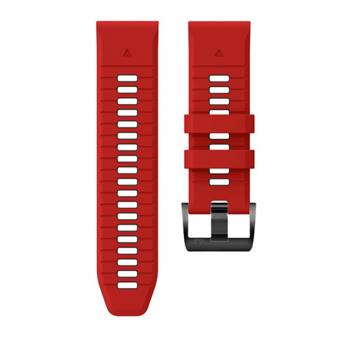 For Garmin Fenix 7X Pro/Fenix 7X Dual-Color Sport Watch Strap Silicone Breathable Wristband