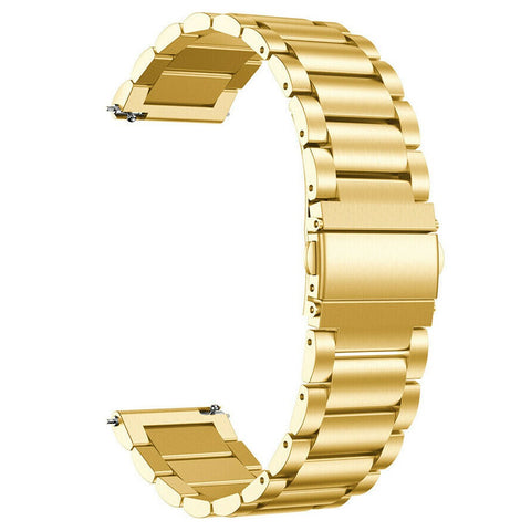 For Huawei Watch 3 / Watch 3 Pro 316L Stainless Steel 3-Bead Watch Strap 22mm Replacement Band