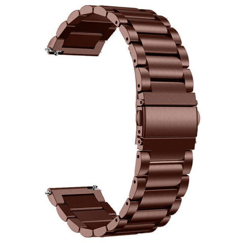 For Huawei Watch 3 / Watch 3 Pro 316L Stainless Steel 3-Bead Watch Strap 22mm Replacement Band