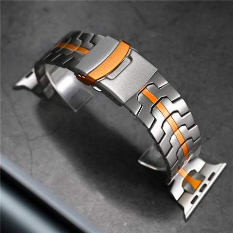 For Apple Watch Ultra 3 2 1 49mm / Series 11 10 46mm / 9 8 7 45mm / SE3 SE2 SE 6 5 4 44mm / 3 2 1 42mm Watch Strap Titanium