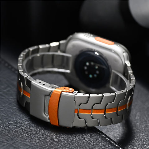 For Apple Watch Ultra 3 2 1 49mm / Series 11 10 46mm / 9 8 7 45mm / SE3 SE2 SE 6 5 4 44mm / 3 2 1 42mm Watch Strap Titanium