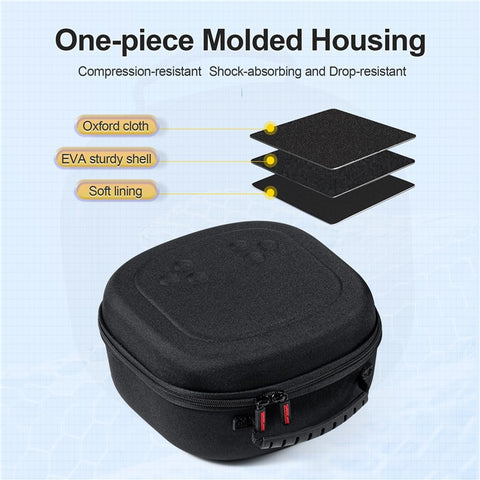 STARTRC GAMES For Meta Quest 3S / Quest 3 / Quest 2 Carrying Case Snowflake Cloth VR Headset Storage Bag