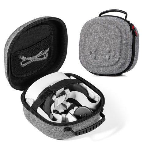 STARTRC GAMES For Meta Quest 3S / Quest 3 / Quest 2 Carrying Case Snowflake Cloth VR Headset Storage Bag