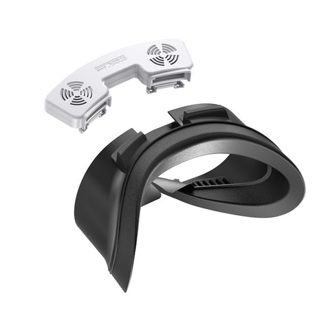 STARTRC GAMES For Meta Quest 3S VR Face Mask Magnetic Cooling Fan Leather  /  Lycra Foam Pad Breathable Face Cover