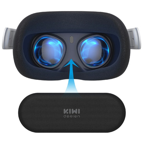 KIWI DESIGN QP01 Lens Protector Pad For Meta Quest 3S / 3 / 2 / Apple Vision Pro VR Headsets Sunlight Dust Protection