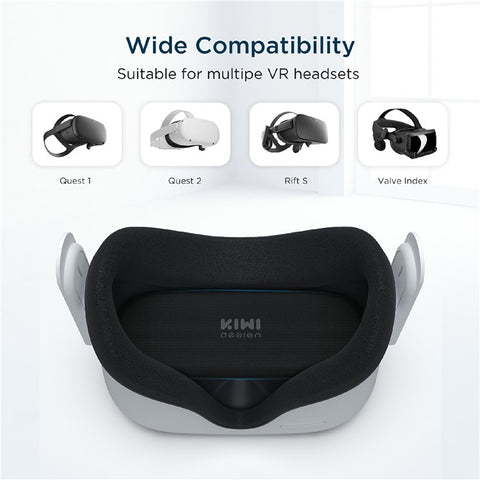 KIWI DESIGN QP01 Lens Protector Pad For Meta Quest 3S / 3 / 2 / Apple Vision Pro VR Headsets Sunlight Dust Protection