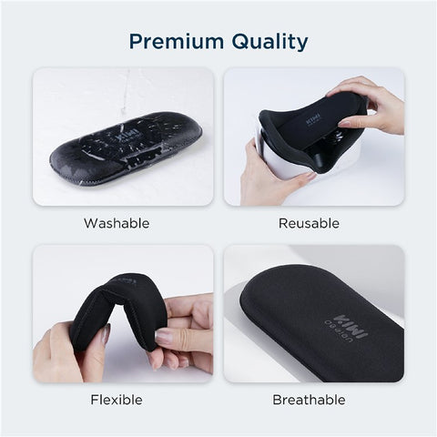 KIWI DESIGN QP01 Lens Protector Pad For Meta Quest 3S / 3 / 2 / Apple Vision Pro VR Headsets Sunlight Dust Protection