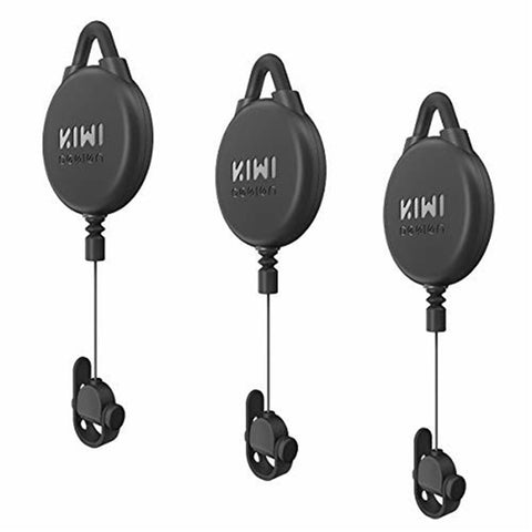 KIWI DESIGN 3PCS VR Cable Management for Meta Quest / Sony PlayStation VR Retractable Ceiling Pulley System