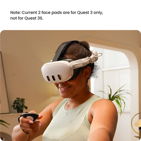 KIWI DESIGN V3 For Meta Quest 3 Replacement Face Mask VR Headset Soft Face Cushion