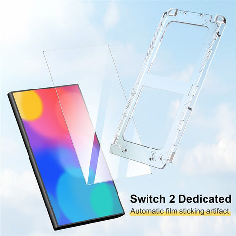 STARTRC GAMES 2 Pcs For Nintendo Switch 2 Screen Protector Tempered Glass Film with Applicator Tool